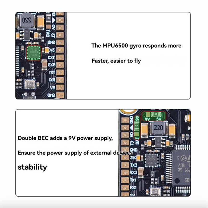 Flight Controller - Échelle 80A + F405/F722 pour Drone