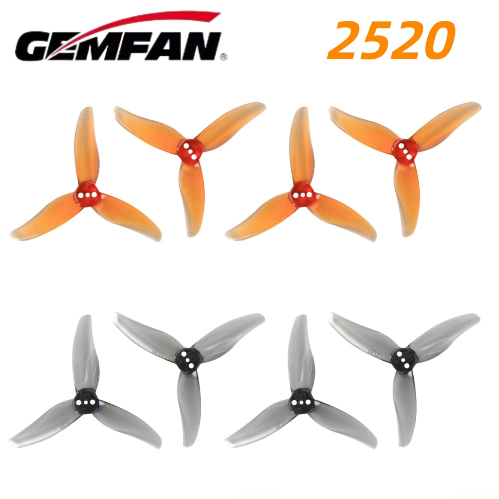 5 Inch Propeller - 4 paires d'hélices Gemfan Hurricane 2520