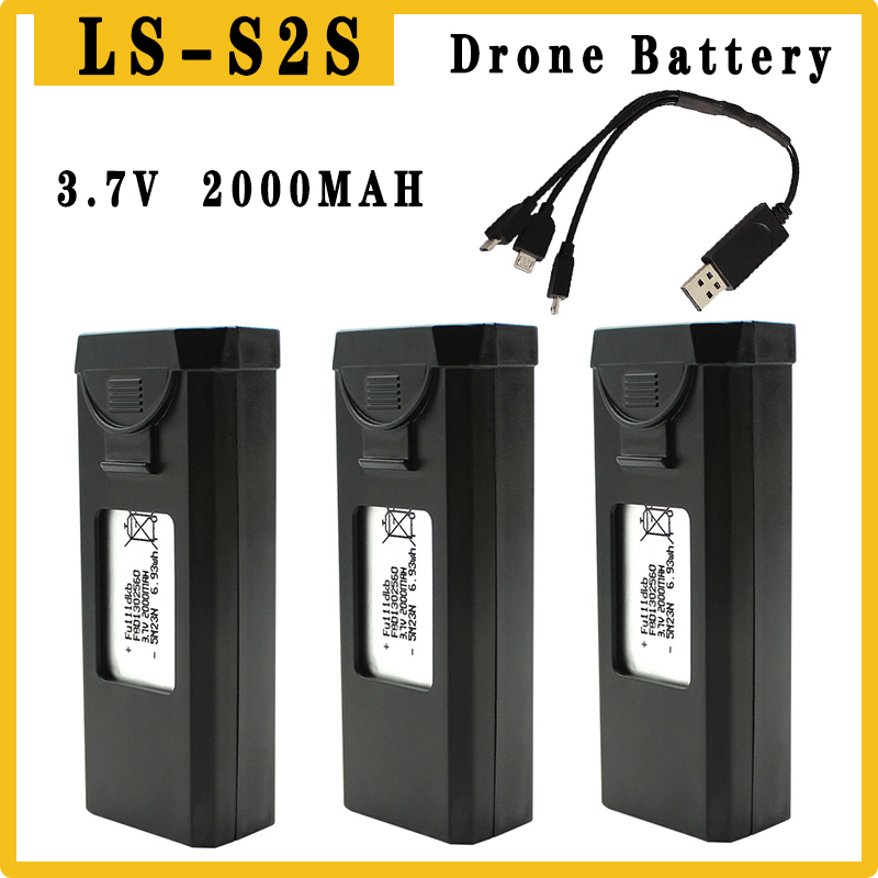 Balance Charger Rc - Batterie originale pour Drones S2S, 3.7V,