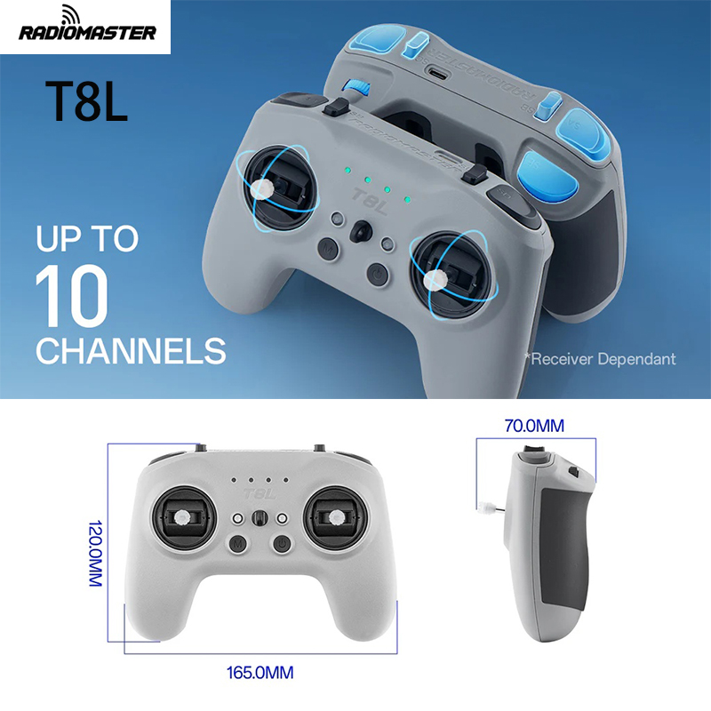 Radio Transmitter 2.4Ghz - Radiocommande RadioMaster T8L M2 2.4GHz ExpressLRS
