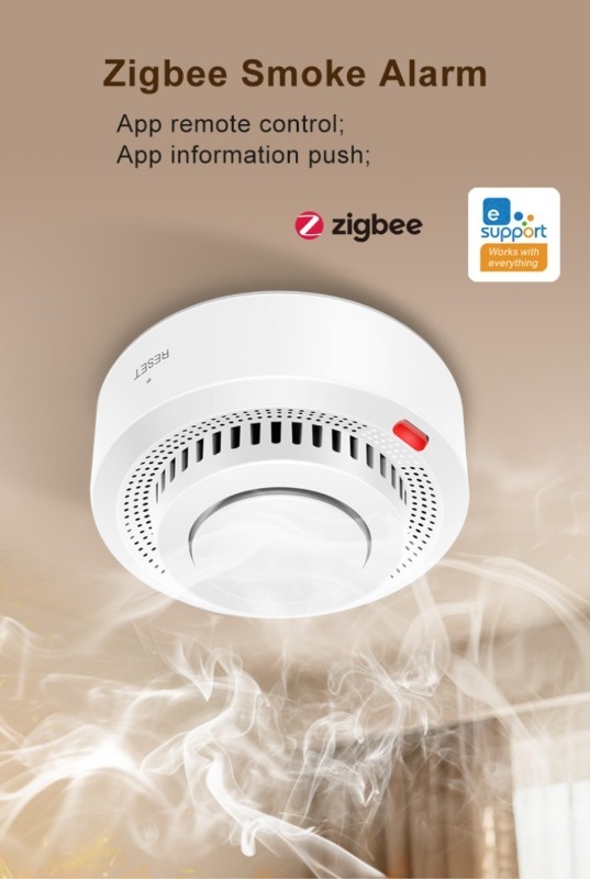 Smoke Stopper - Détecteur de fumée intelligent EWelink Zigbee,