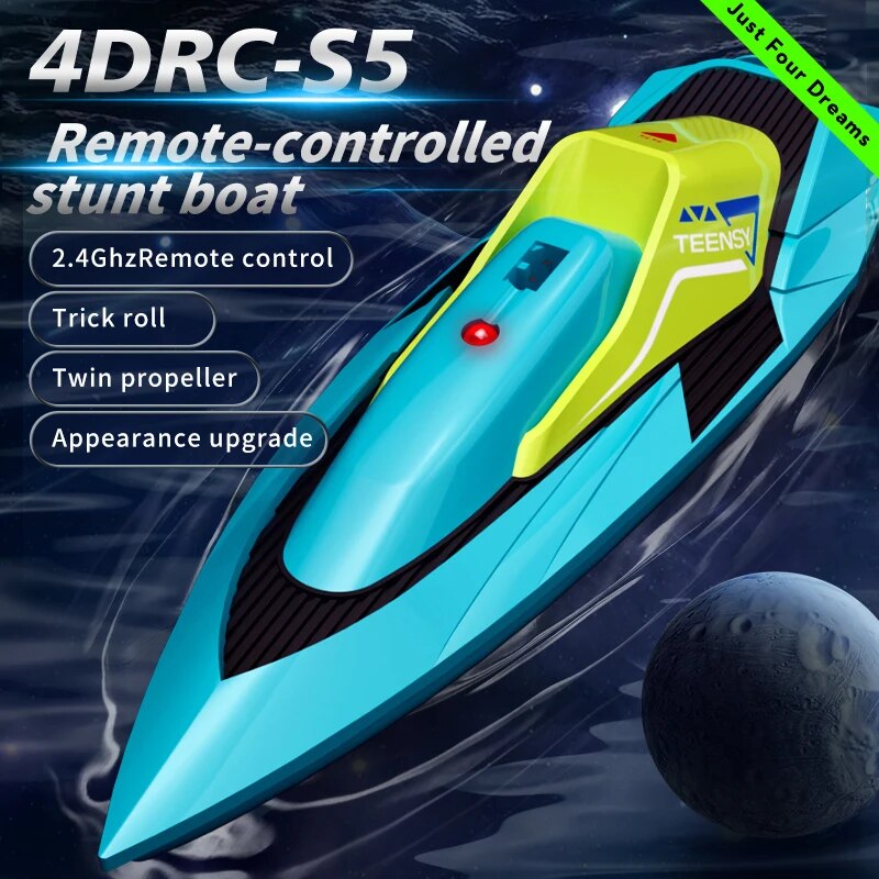 Radio Transmitter 2.4Ghz - Mini bateau RC 2.4G, 10 km/h,