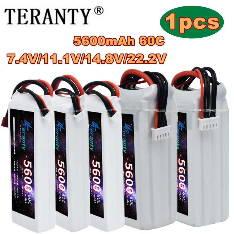 Lipo Battery 6S - TERANTY 5600 MAH 60C 2S 3S