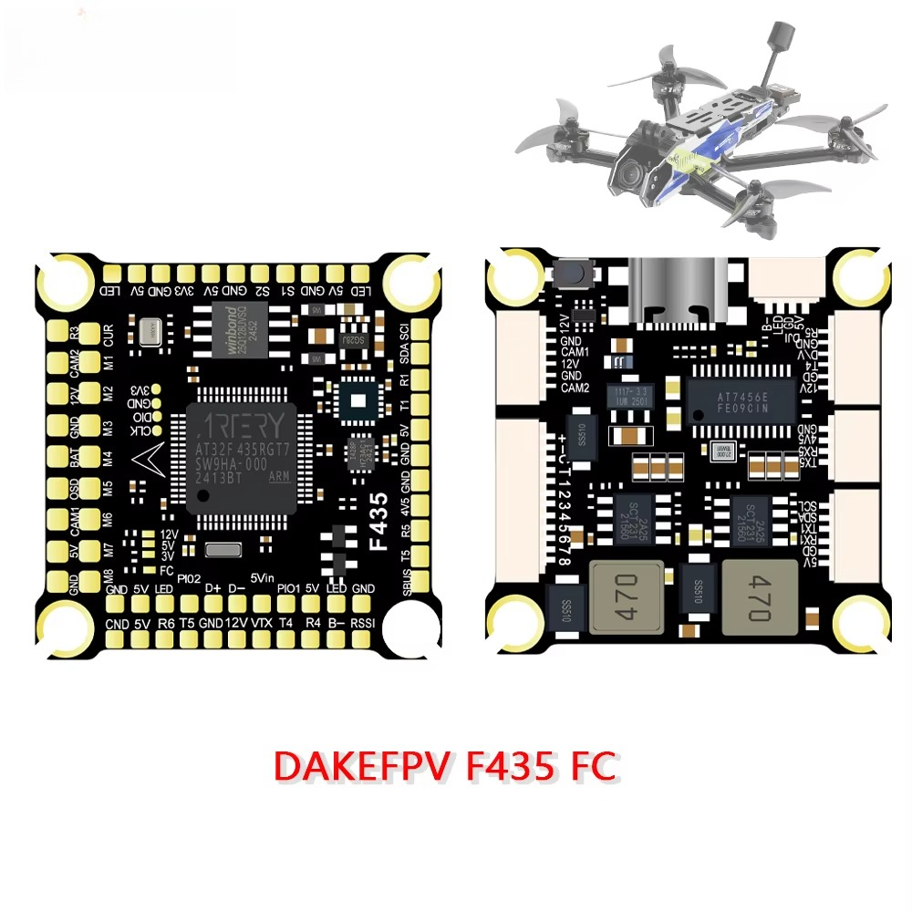Betaflight Fc - Contrôleur de vol DAKEFPV F435 3-12S