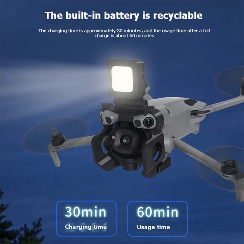 Dji Mini Drone - Lumière de vol nocturne pour drone