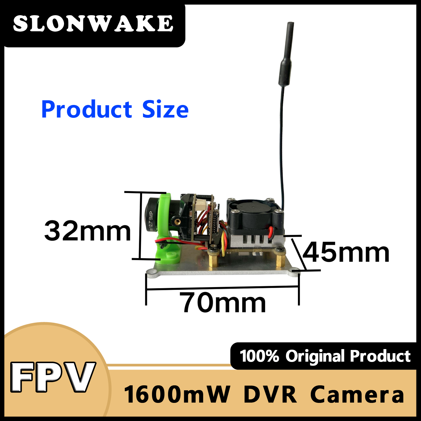 SLONWAKE 5.8G 48CH 200/500/100 - Fpv Camera avis et prix