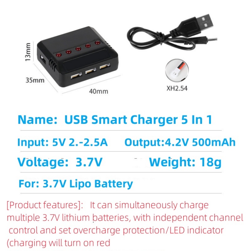 Syma X5HW X5HC X5C X5SW 3.7V 5 - Balance Charger Rc avis et prix