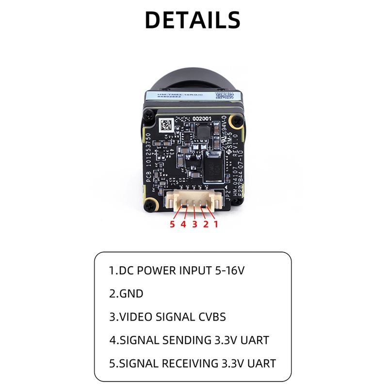 Module de caméra thermique ABZ - Analog Fpv Camera avis et prix