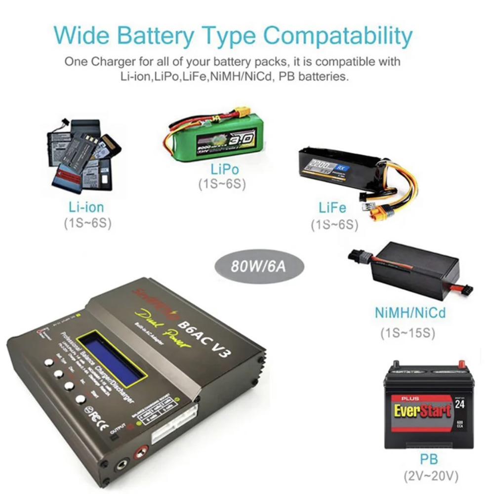 Chargeur d'équilibrage 80W IMA - Balance Charger Rc avis et prix