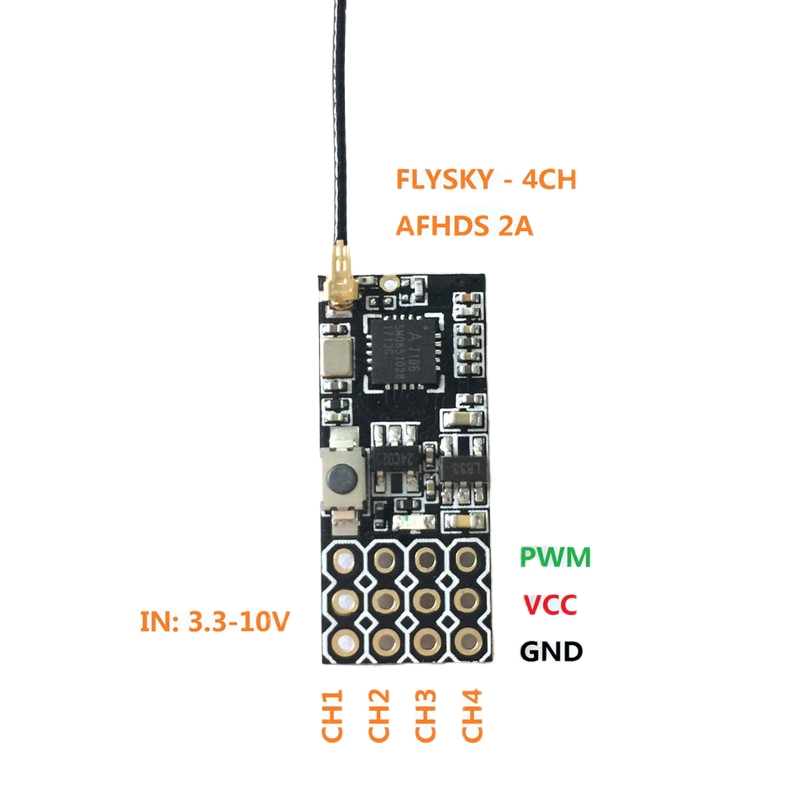 Récepteur Flysky FS2A Mini 4CH - Mini Drone avis et prix