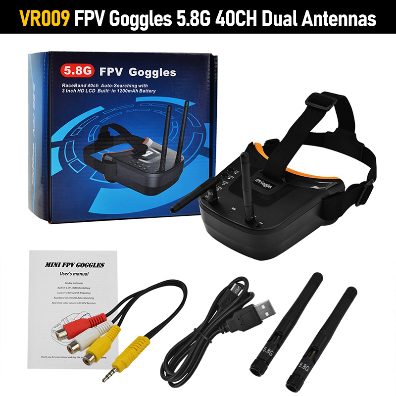 Lunettes FPV VR009 avec écran  - Goggles Fpv avis et prix
