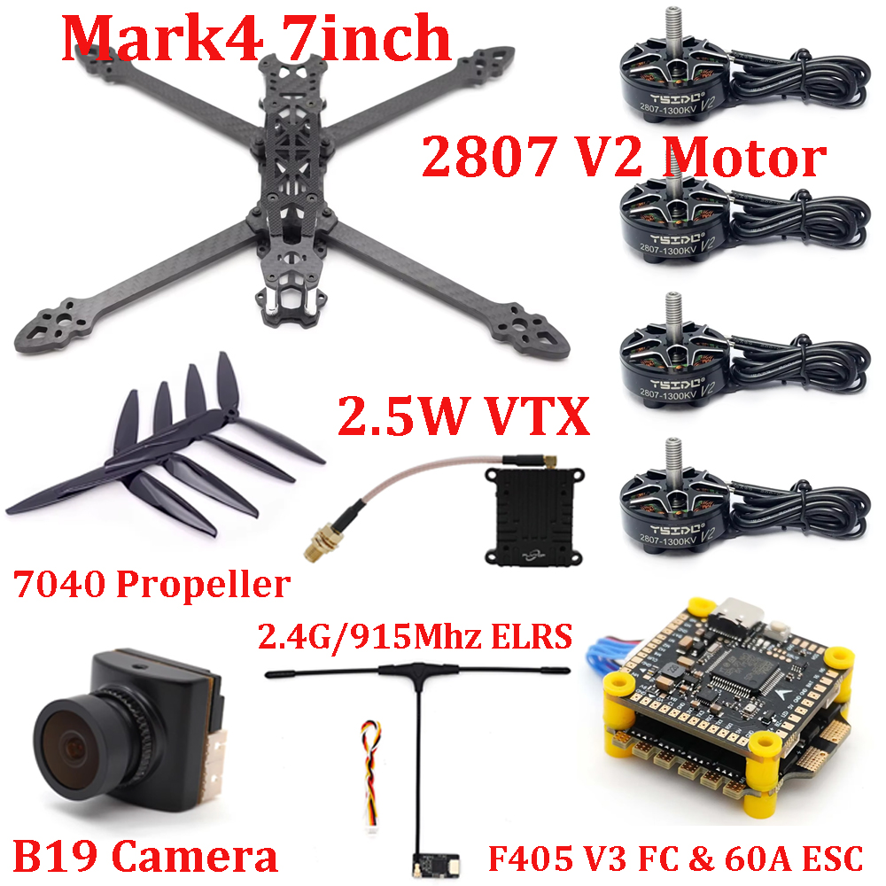 Kit de cadre Mark4 7 pouces F4 - F405 Flight Controller avis et prix