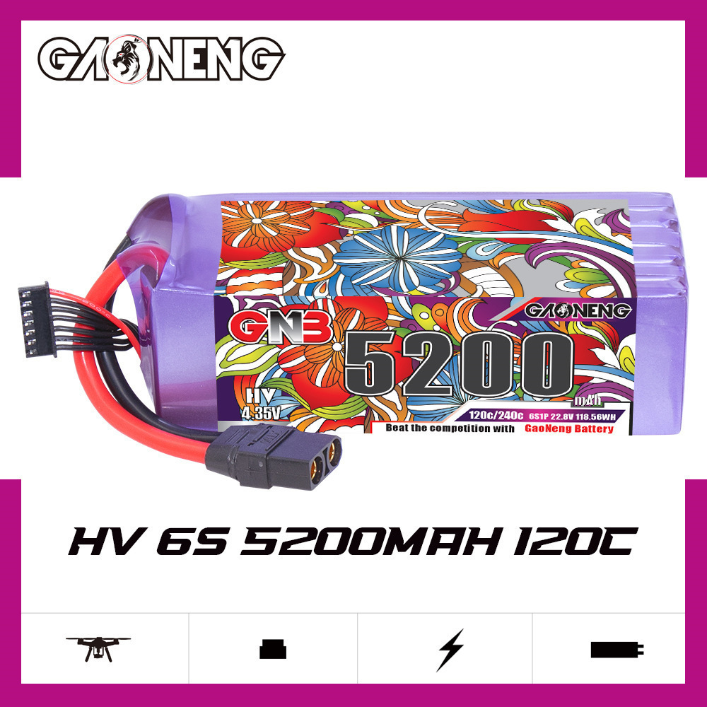 Batterie Lipo GNB 6S 22.8V 300 - Lipo Battery 6S avis et prix