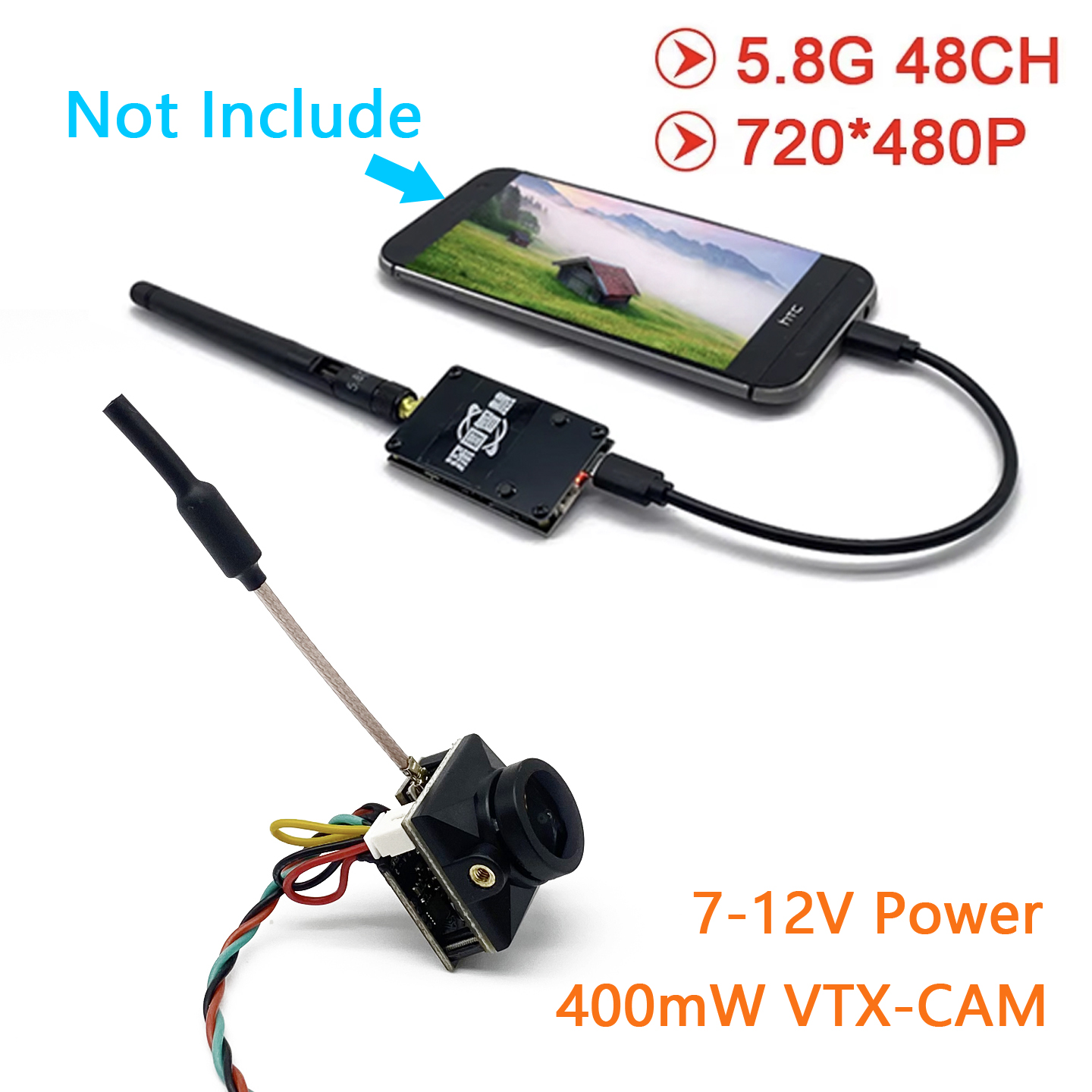 Récepteur analogique UVC OTG S - Analog Fpv Camera avis et prix